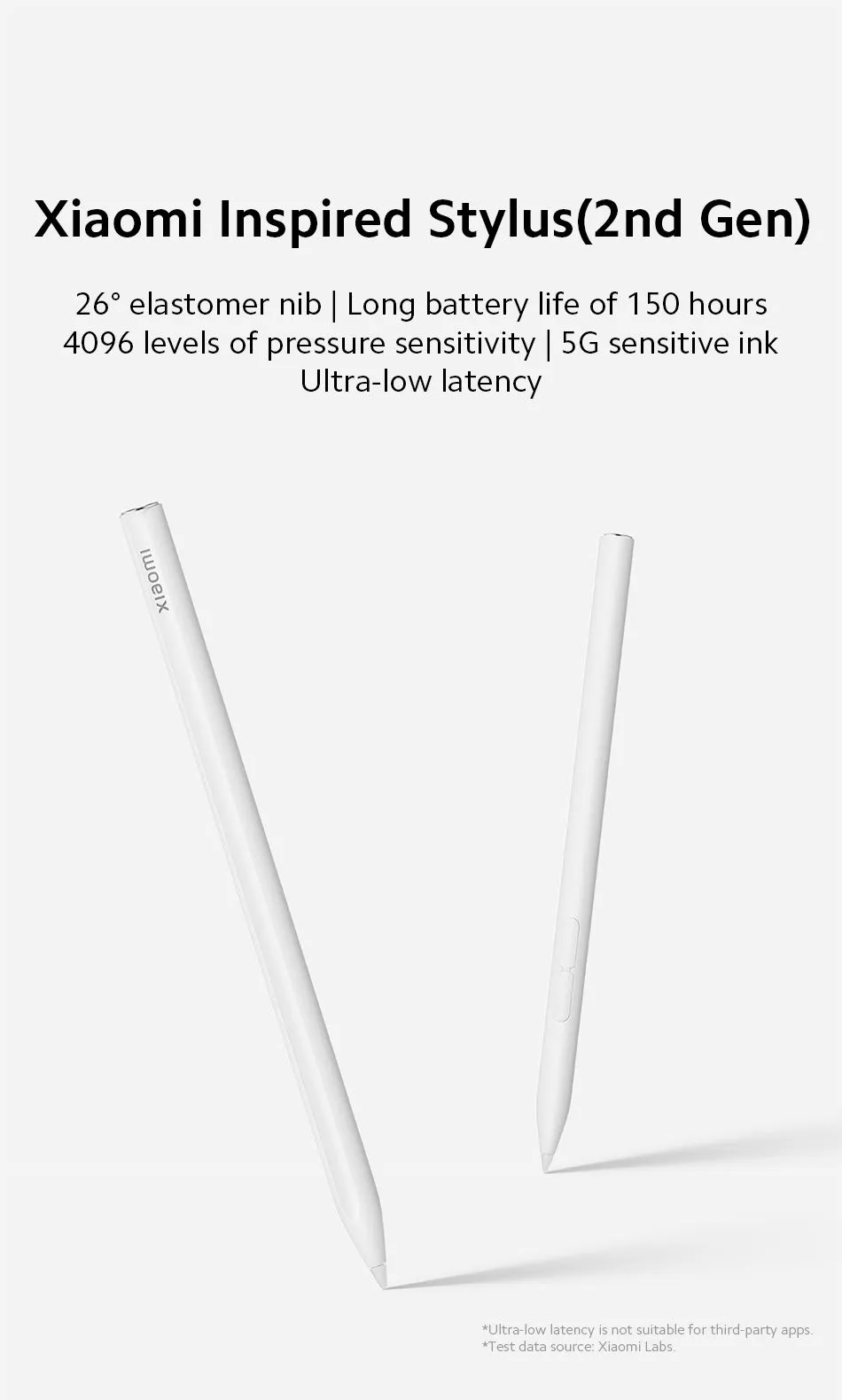 Xiaomi Smart Pen 2nd Generation 4096 Level Sense 