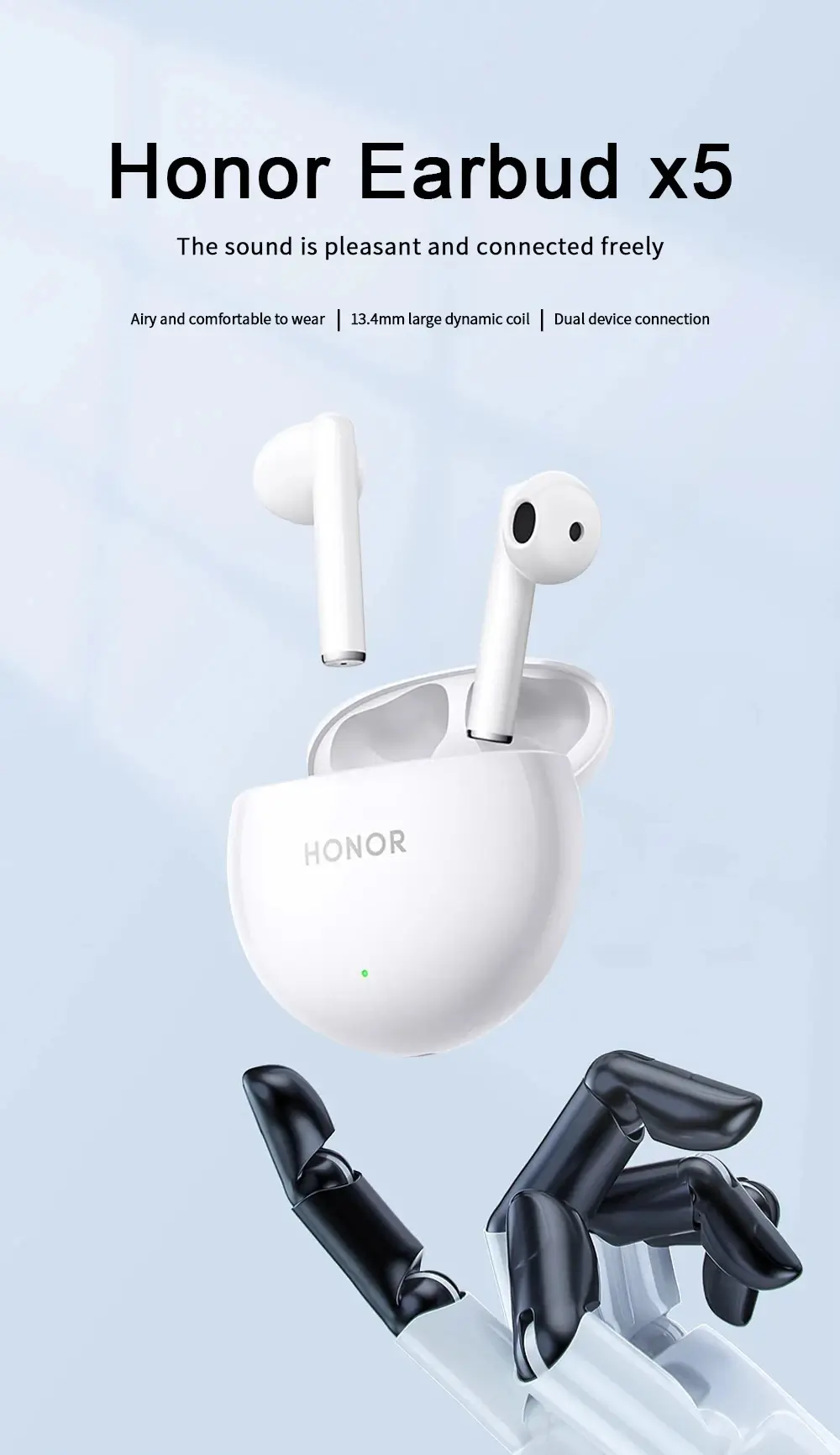 Honor Choice X5 ANC Earbuds Dual Device Connection
