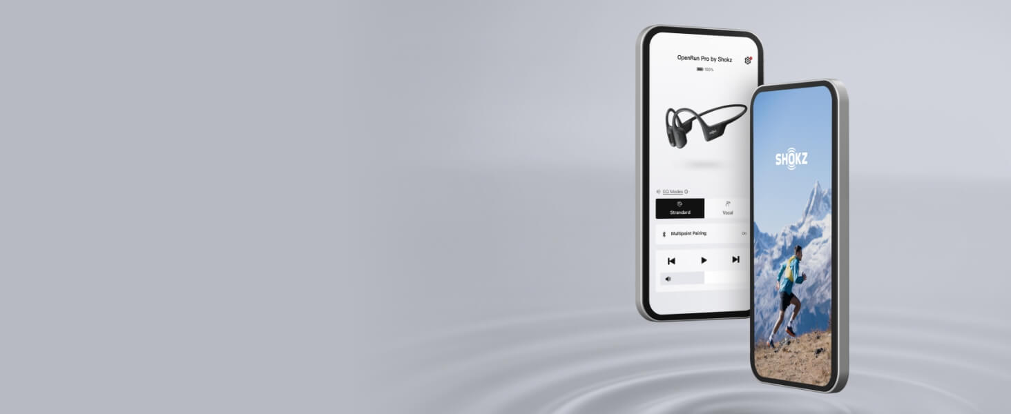SHOKZ OpenRun Pro Open-Ear Bone Conduction Headphones