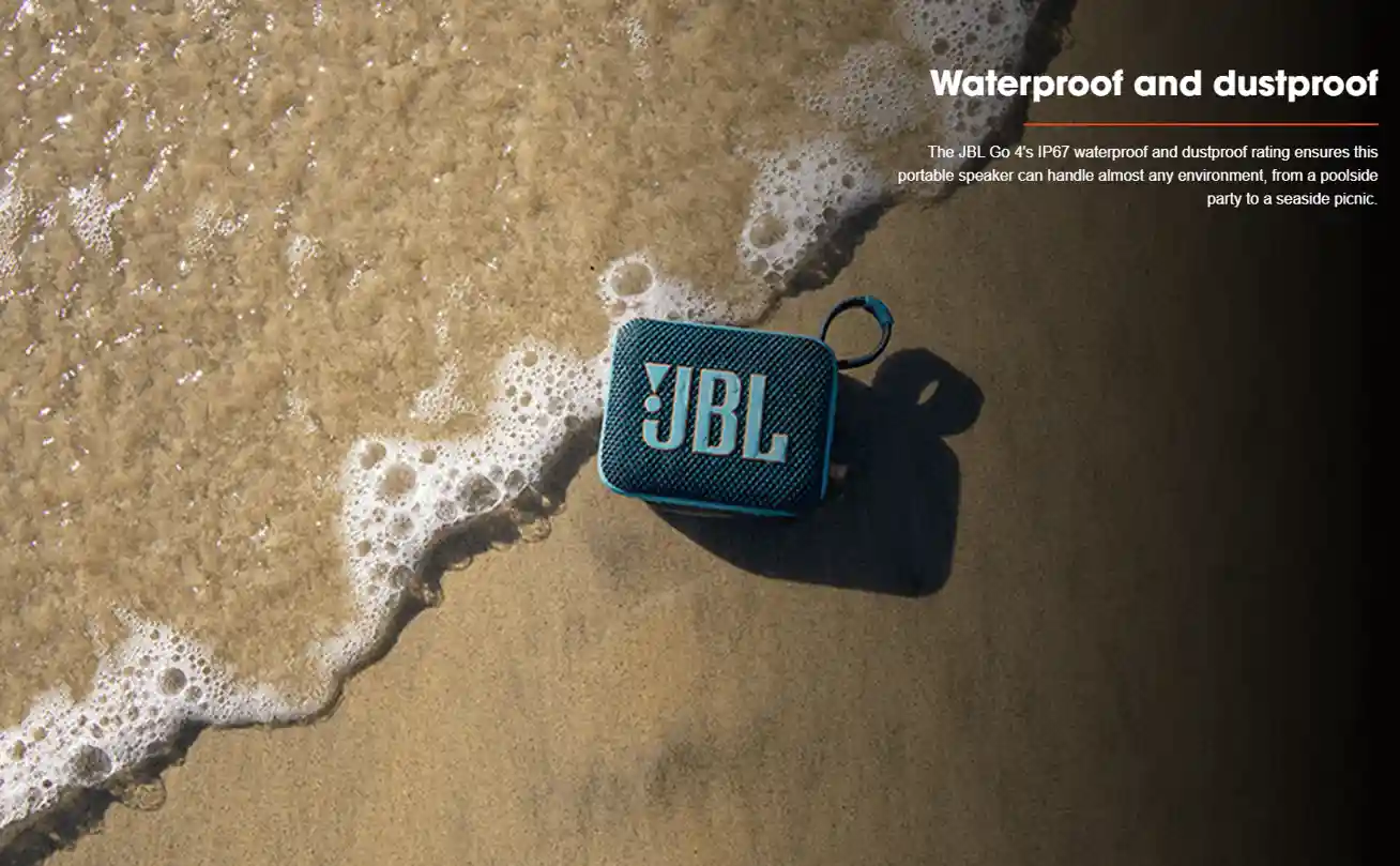 JBL GO 4 Ultra Portable Waterproof Bluetooth Speaker