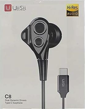 UiiSii C8 Dual Dynamic Type C In-Ear Earphones