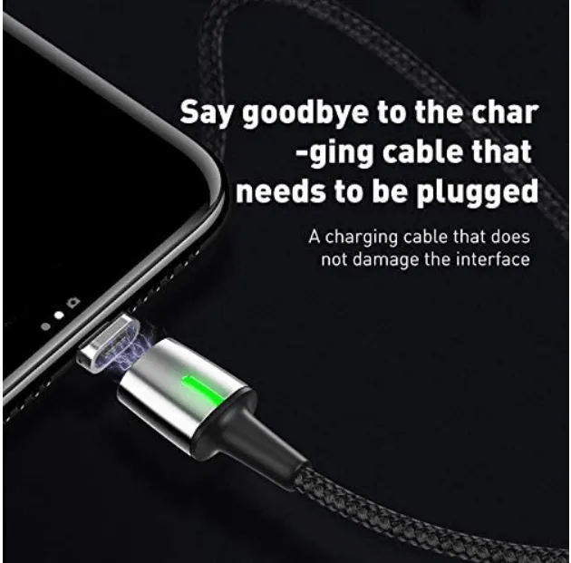 Baseus Zinc Magnetic USB Cable for Type C/Lightning/Micro - Image 2