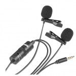 Boya BY-M1DM Dual Lavalier Universal Microphone