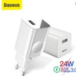 Baseus 24W Adapter Single USB Port Quick Charge