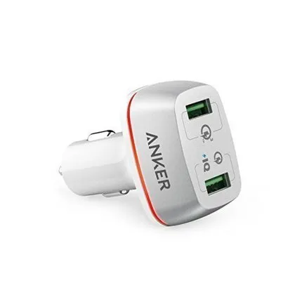 Anker PowerDrive+ 2 with Quick Charge 3.0 UN White