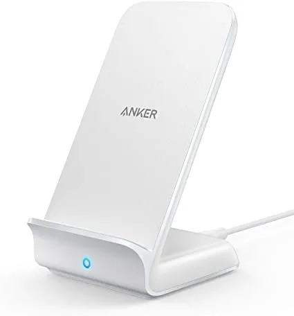 Anker PowerWave 7.5W with Quick Charge 3.0 Wireless Charging Stand (White)