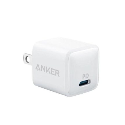 Description Charge your mobile devices on the go with this Anker PowerPort PD Nano travel charger. The ultra-compact design ensures seamless portability when traveling, and the USB-C compatibility allows for wide-range use. This Anker PowerPort PD Nano travel charger has a Power Delivery port combined with 18W of power that offers rapid charging for your device. Unbelievably Small: The ultra-compact design is just 1 inch thick, packing 18W of power into a package the size of a 5W iPhone charger. High-Speed Charging: Equipped with a USB-C Power Delivery port, and loaded with 18W of power to provide full-speed charging to phones, tablets, and more. Universal Compatibility: The USB-C Power Delivery port works flawlessly with virtually all mobile USB-C devices. Highly-Integrated Technology: Anker’s latest technology uses a stacked design with custom magnetic components to reduce size, boost efficiency, and improve heat dissipation. Features 18W maximum output Delivers reliable power. USB port Enables versatile connectivity. White finish Offers a stylish look. What's Included Anker PowerPort Nano Power Adapte