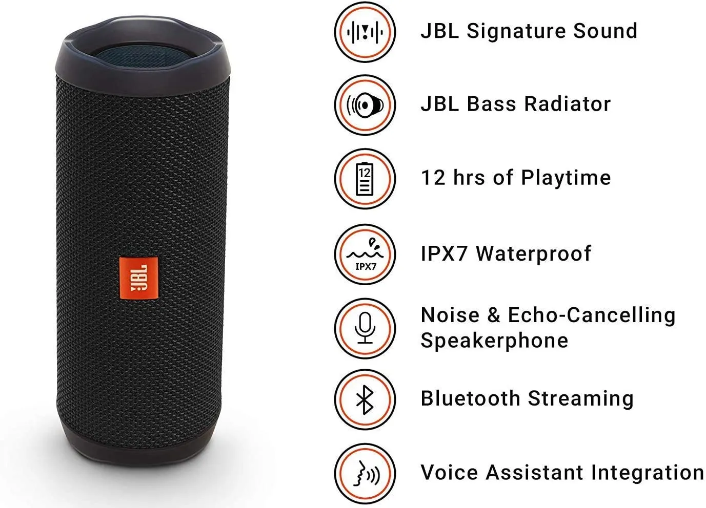 JBL FLIP 4 Waterproof Portable Bluetooth Speaker