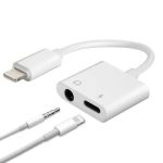 iPhone GL043 Lightning to 3.5mm Audio + Charger Adapter with Call Mic Support