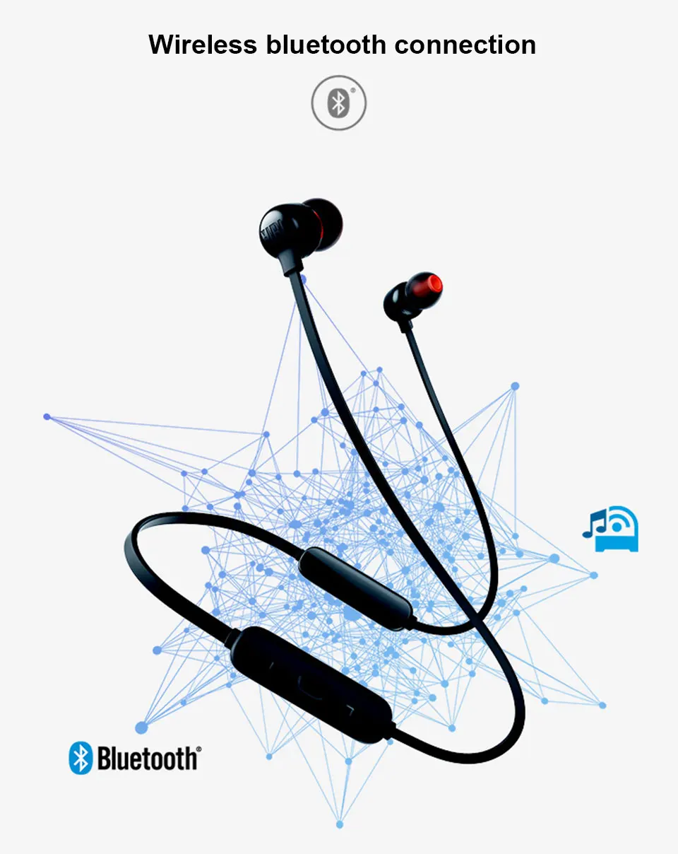 JBL Neckband Tune 115BT Pure Bass Sound earphones