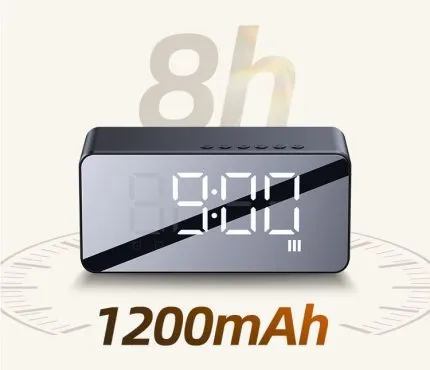 USAMS US-YX007 Multi-functional Alarm Clock &Wireless Speaker