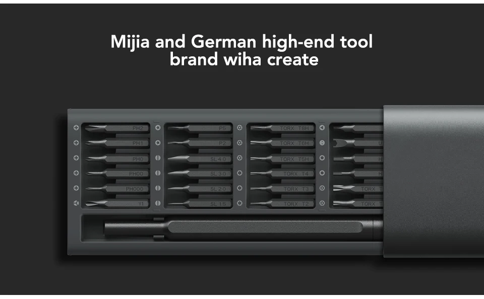 Xiaomi Mijia magnetic precision screwdriver handle close-up