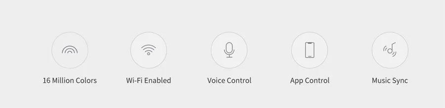 Yeelight Smart LED Bulb 1S compatible with Google Assistant and Alexa