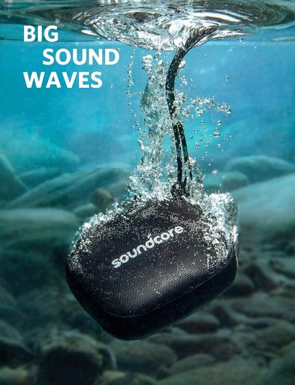 Anker Soundcore Icon Mini, Waterproof Bluetooth Speaker with Explosive Sound, IP67 Water Resistance (Black)