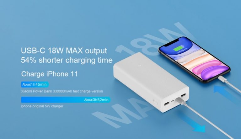 Xiaomi Power Bank 3 30000mAh Type C 18W Fast Charging