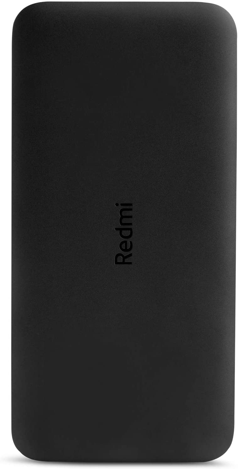 Redmi 10000 mAh Fast Charging Slim Power Bank (Black, 10W Fast Charging, Dual Ports, With Cable)