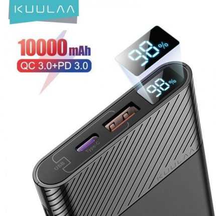 KUULAA 10000mAh Power Bank 18W Quick Charge 3.0