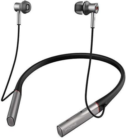 1MORE Dual Driver BT ANC in-Ear Headphones Wireless Bluetooth Earphones with Active Noise Cancellation, ENC, Fast Charging, Magnetic Earbuds, Microphone and Volume Controls