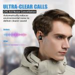 Edifier X3 True Wireless Stereo Earbuds, Bluetooth 5.0 Music Earbuds with CVC 8.0 Noise Canceling, TWS in-Ear Headphones, IP55 Dustproof Waterproof,in-Ear Headset Deep Bass for Sport Black