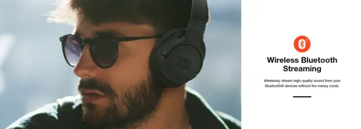 JBL TUNE 700 BT over-ear headphones with Pure Bass Sound