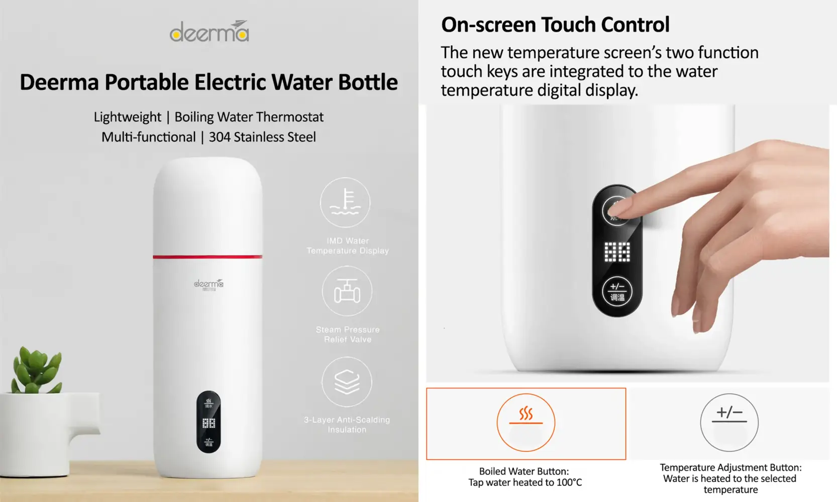 Xiaomi Deerma Electric Hot Water Cup product image
