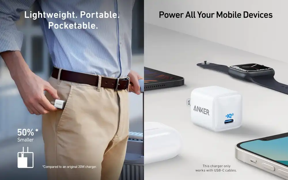 Anker A2633 PowerPort III Nano USB-C compact charger