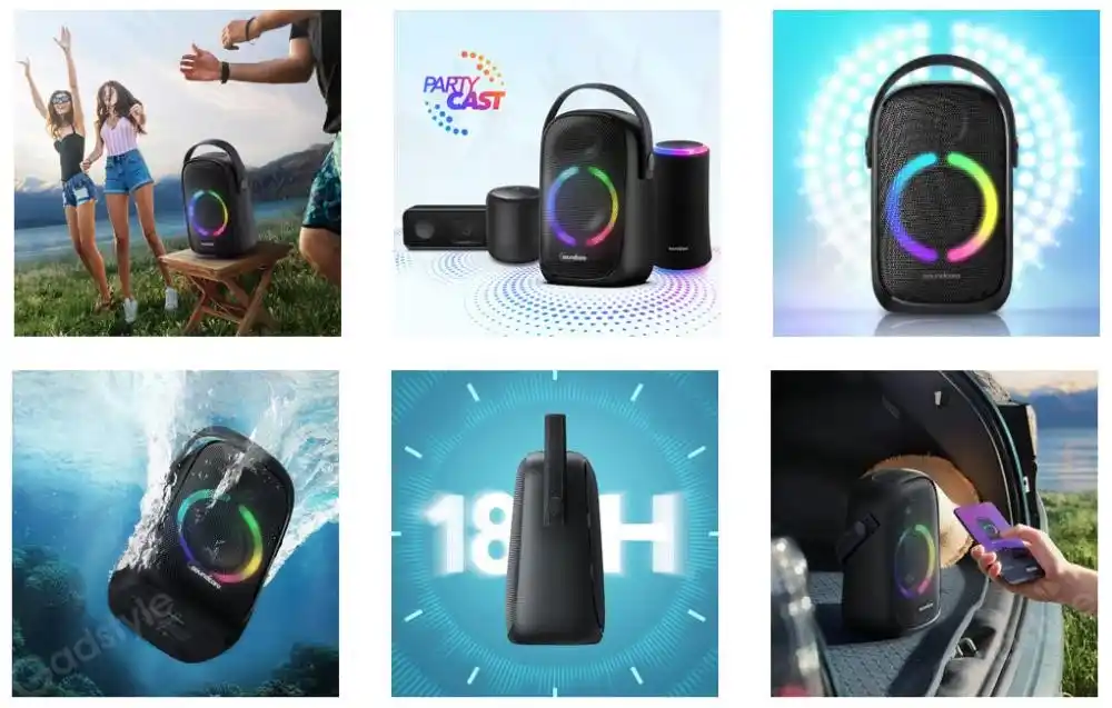 Anker Soundcore 50W Speaker Rave Neo with big bass