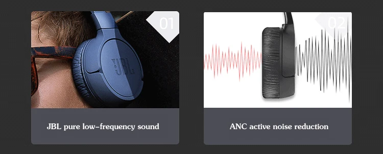 JBL wireless headphones Tune 660NC with active noise cancelling