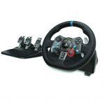 Logitech G Dual-Motor Feedback Driving Force G29 Gaming Racing Wheel with Responsive Pedals