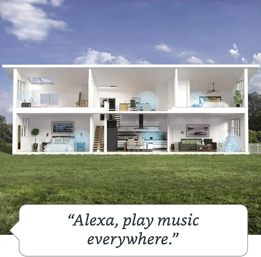 Echo Dot 4th Gen LED display image