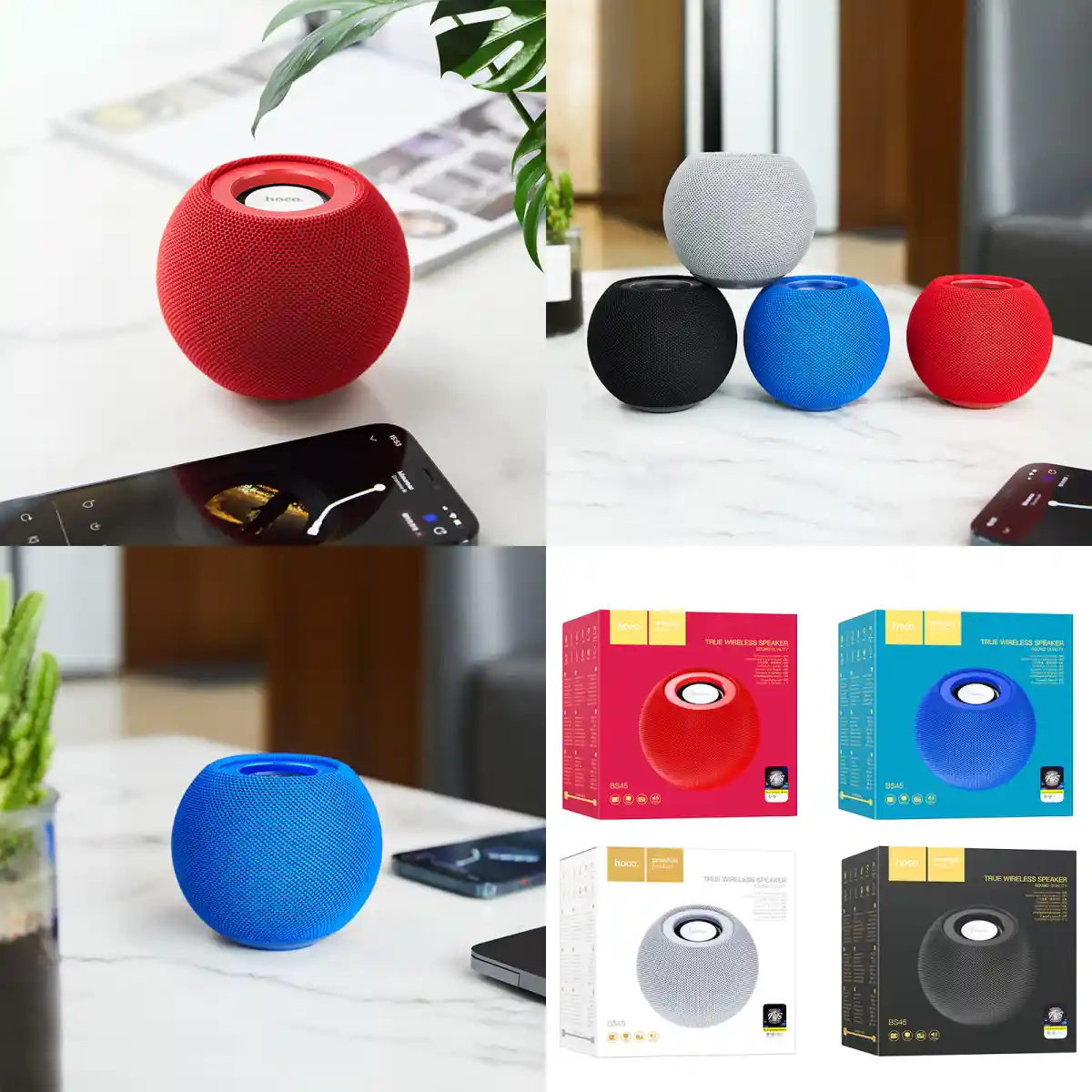 HOCO Wireless Speaker BS45 Deep Sound with Bluetooth 5.0 connectivity