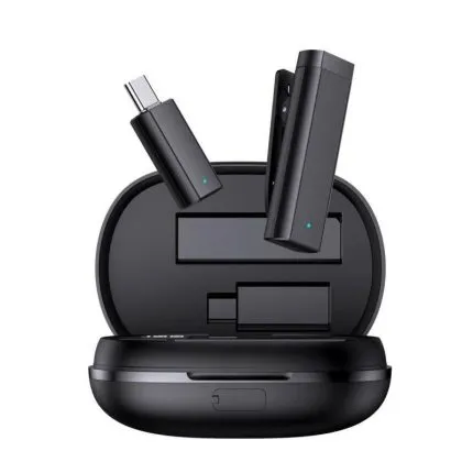 USAMS US-ZB247 ENC Noise Reduction 2.4G Wireless Lavalier Microphone