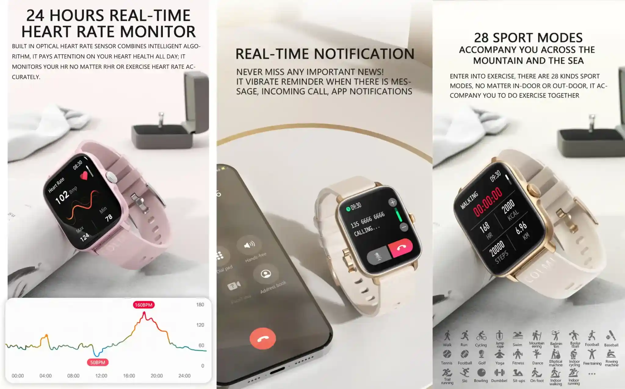 COLMI P28 Plus Bluetooth calling feature