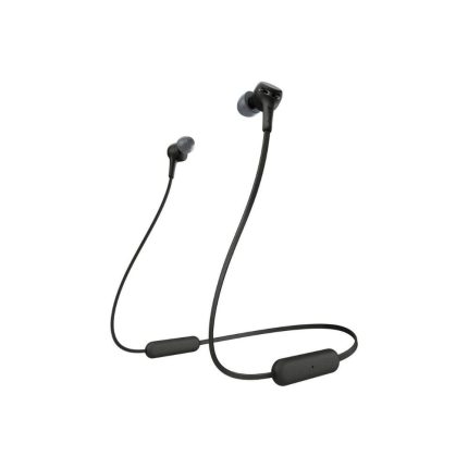 Sony WI-XB400 package including headphones, USB Type-C cable, and eartips.