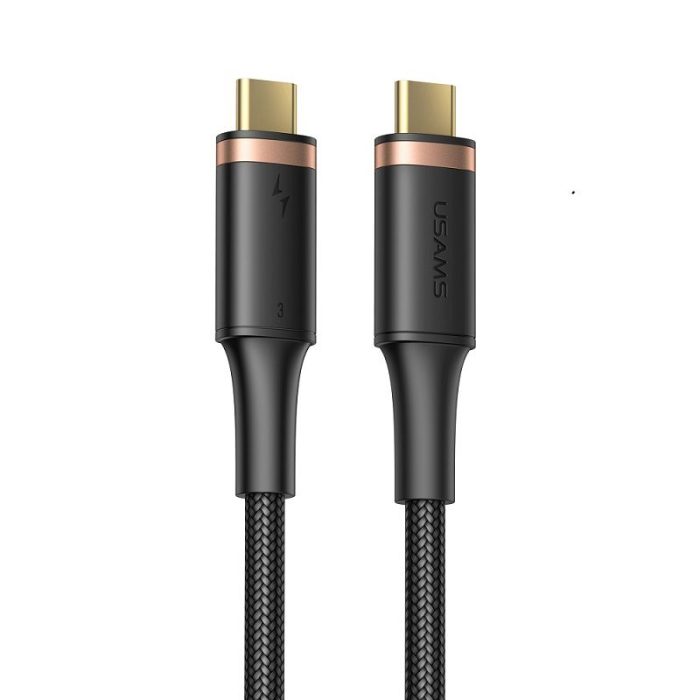 USAMS US-SJ514 U72 Thunderbolt 100W 5A Type C to Type C Fast Charging Data Cable