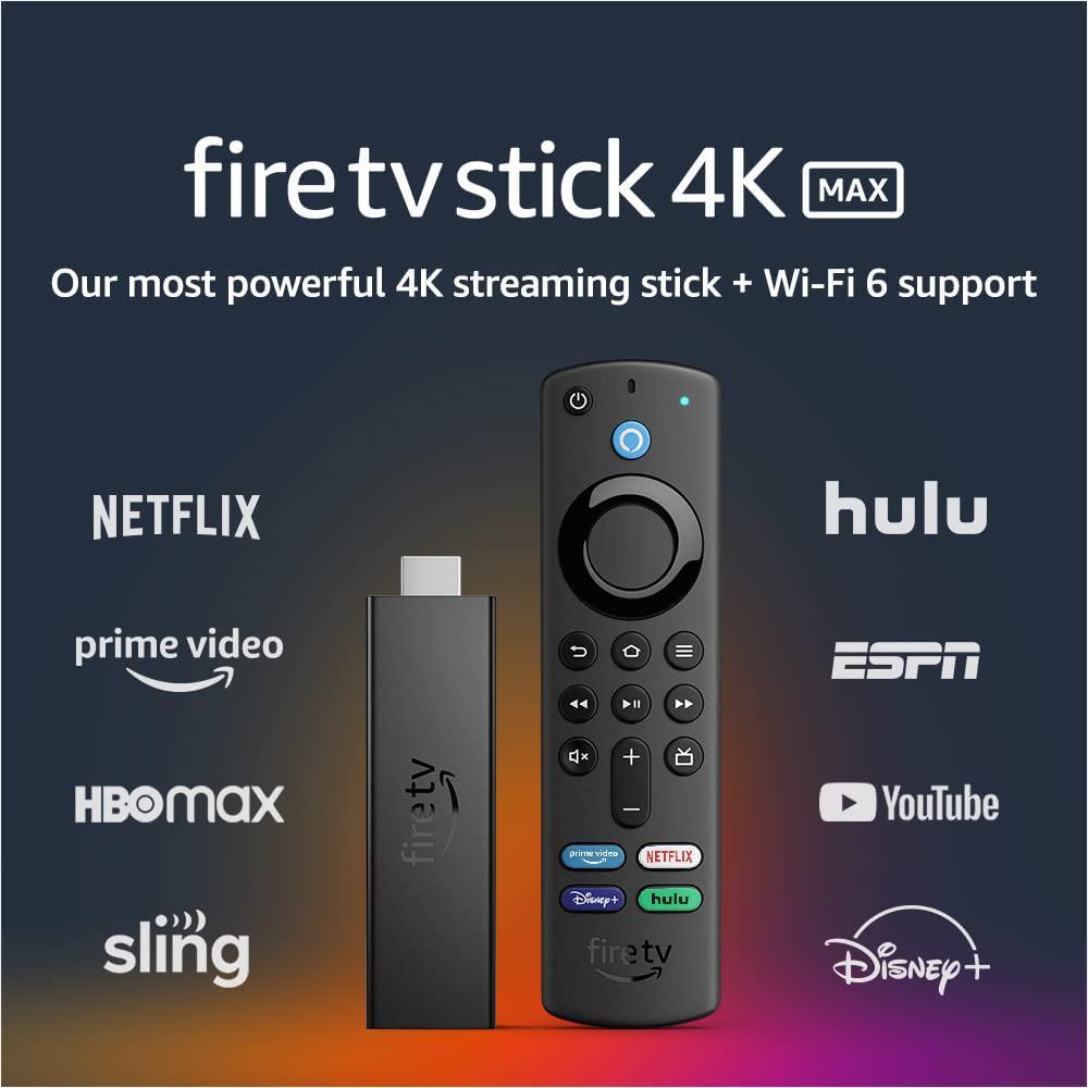 The Amazon Fire TV Stick 4K Max is the most powerful streaming stick from Amazon, built for users who want ultra-fast performance, stunning 4K visuals, and seamless smart home integration.