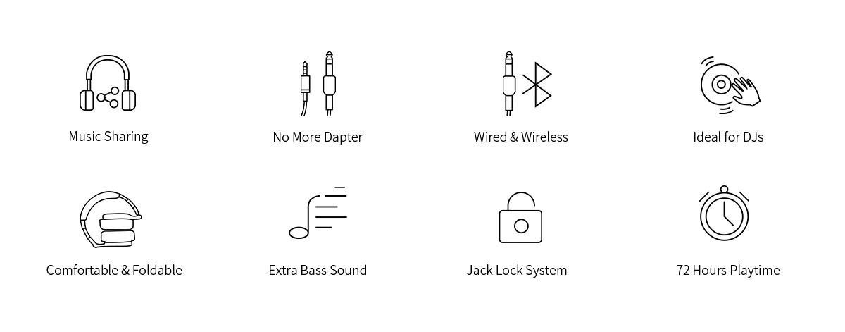 OneOdio A70 Fusion over-ear headphones with 72-hour wireless playtime and dual wired/wireless functionality for DJ and studio use