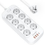 BlitzWolf BW-PC2 2500W Power Strip USB 8*AC Outlet / 20W USB-C PD Power Delivery