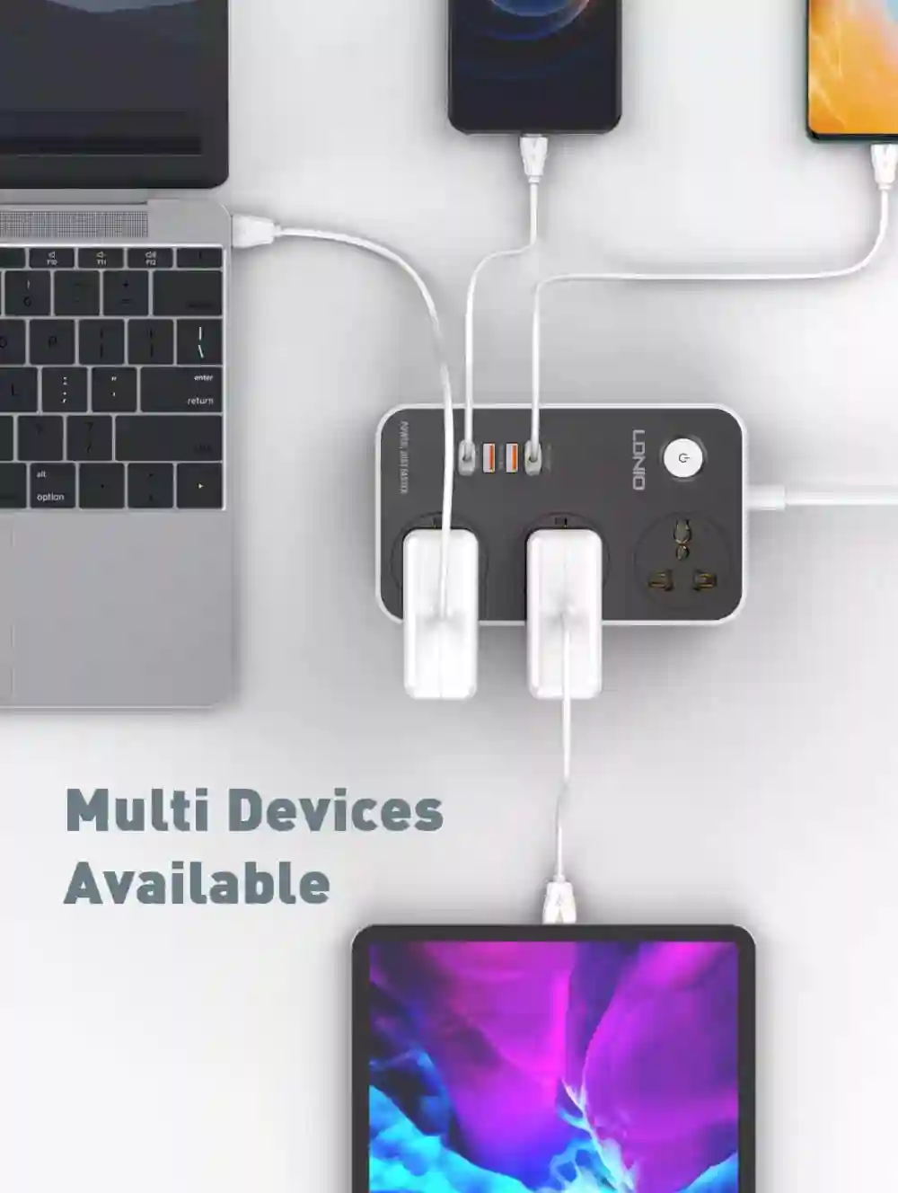 LDNIO SC3412 with USB-C PD and QC 3.0 ports