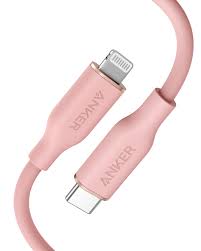 Anker PowerLine Soft USB-C to Lightning Cable 3ft - Pink