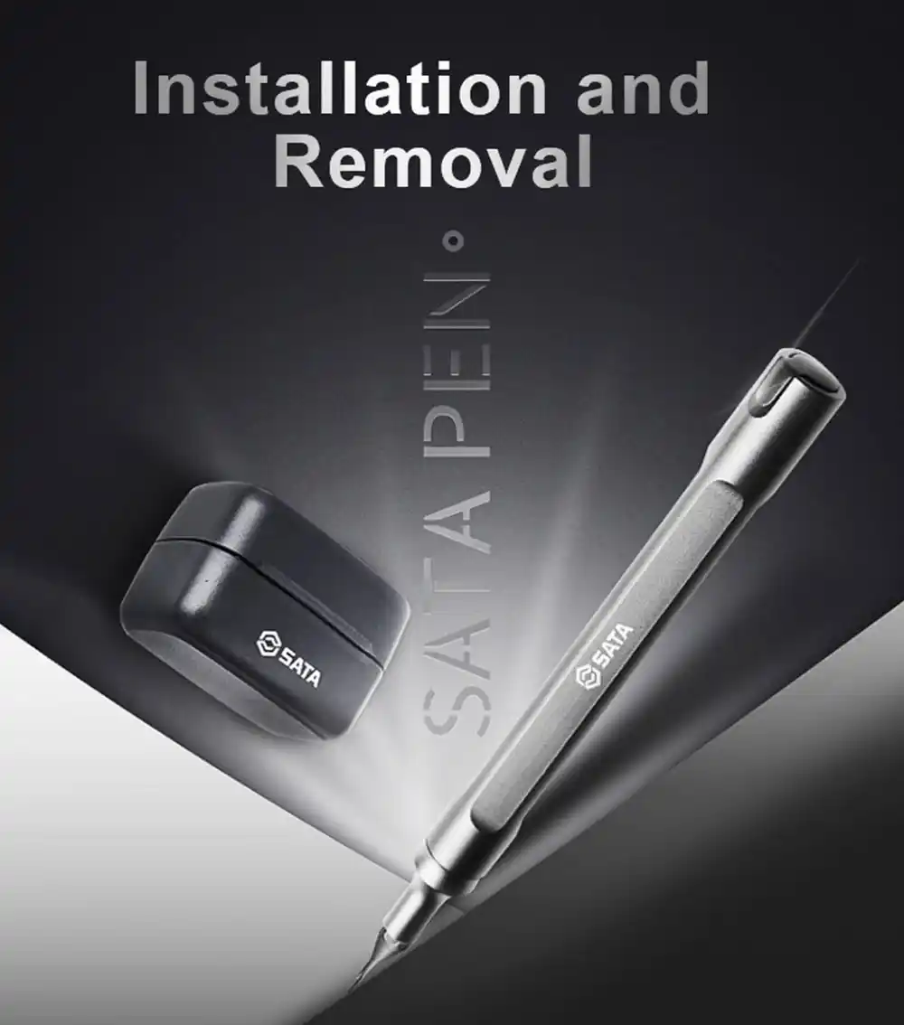 SATA Pen 24 In 1 Screwdriver Kit with magnetic bits for mobile and laptop repair