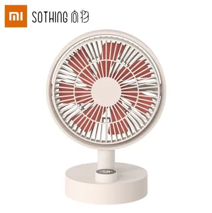 Xiaomi Sothing Plume Desktop Fan Shaking Head Intelligent Digital Display Mini Fan