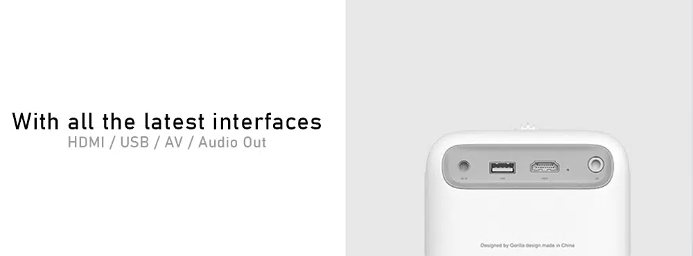 Wanbo T2 Max Projector with 5000 lux brightness and LED light source