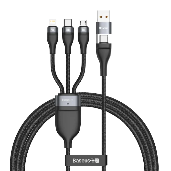 Baseus Flash Series Two-for-three Fast Charging 100W Cable