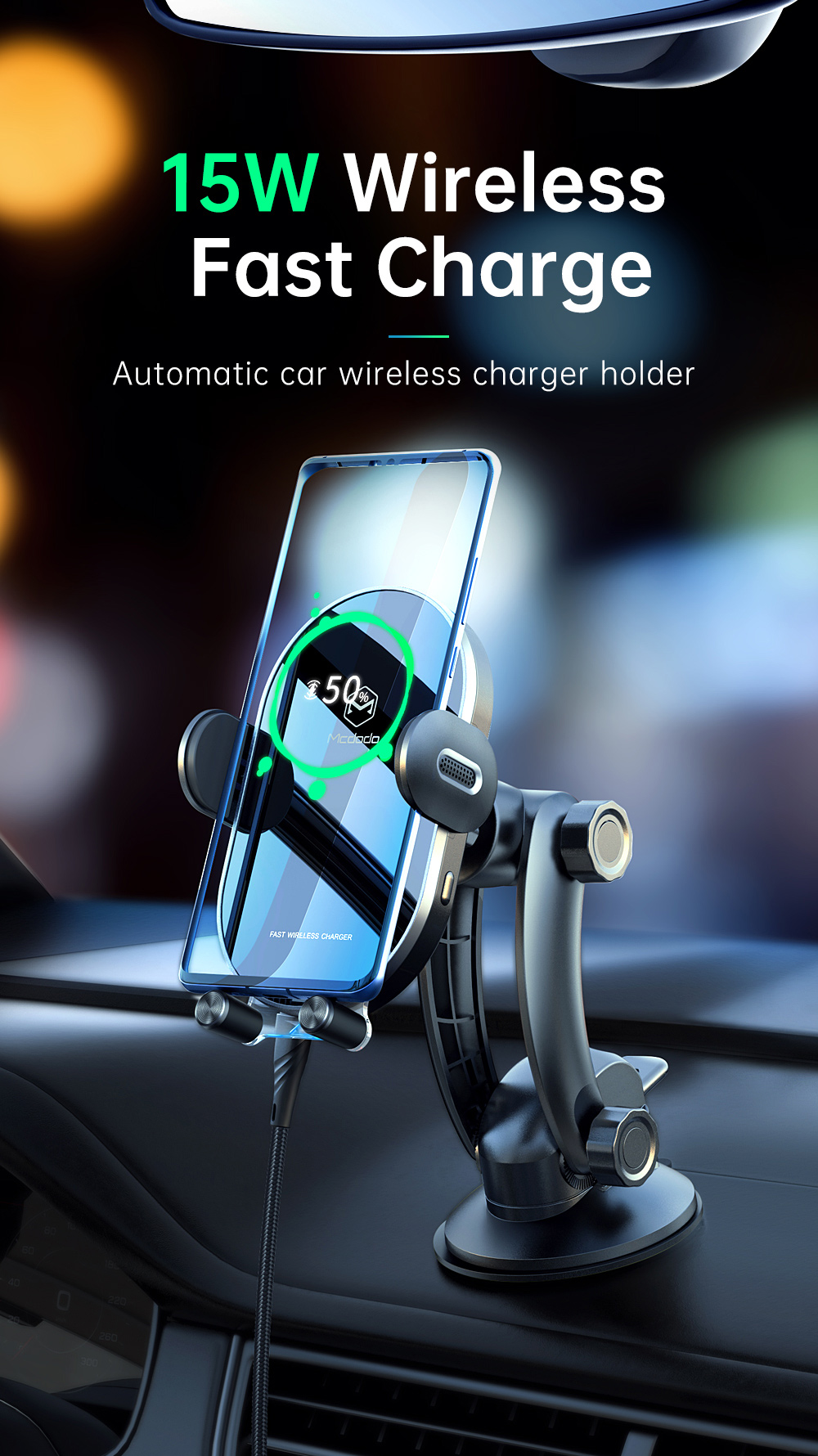 MCDODO CH-7620 WIRELESS CHARGER 15W