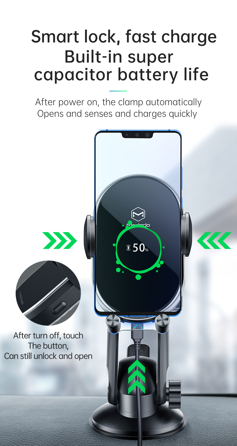 MCDODO CH-7620 WIRELESS CHARGER 15W