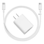 Google 18W USB-C Power Adapter fast charging iPhone and Samsung