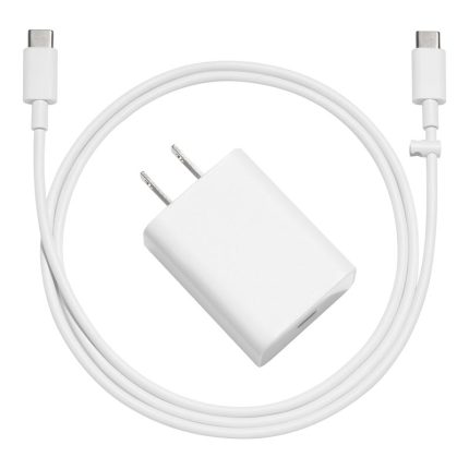 Google 18W USB-C Power Adapter fast charging iPhone and Samsung