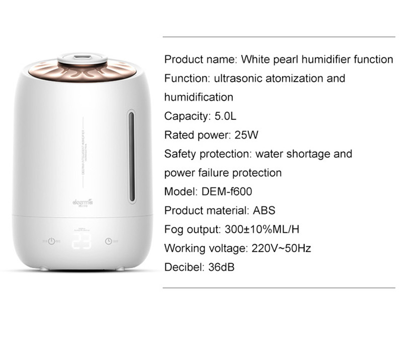 Deerma F600 Ultrasonic Air Humidifier