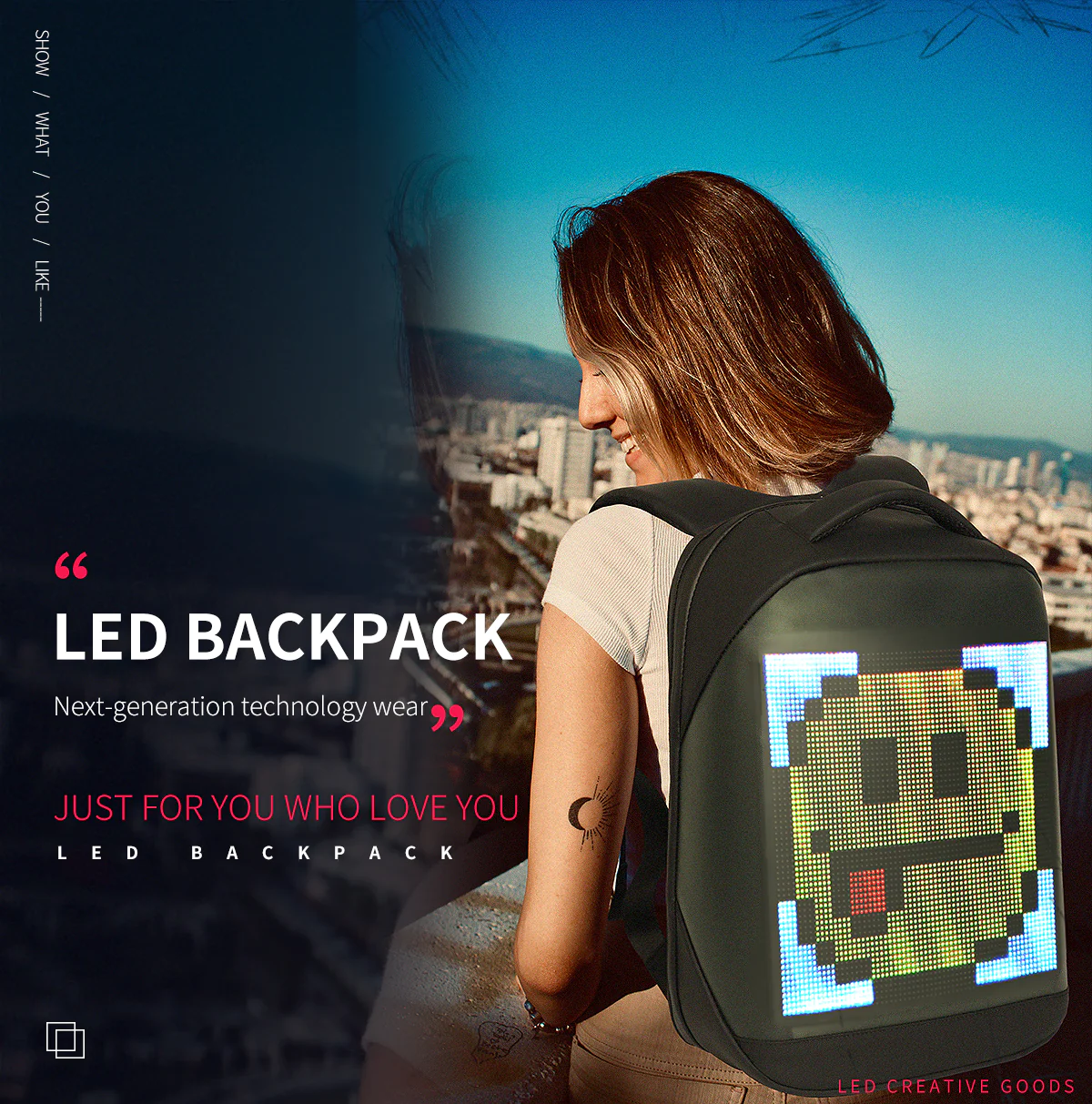 Crelander 4th Generation Plus LED Backpack